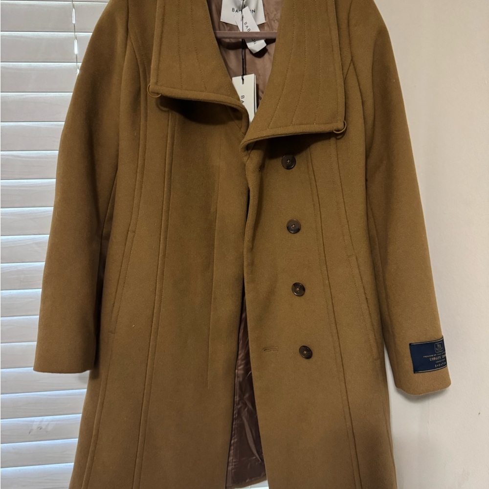 Babaton Camel Trench Coat
